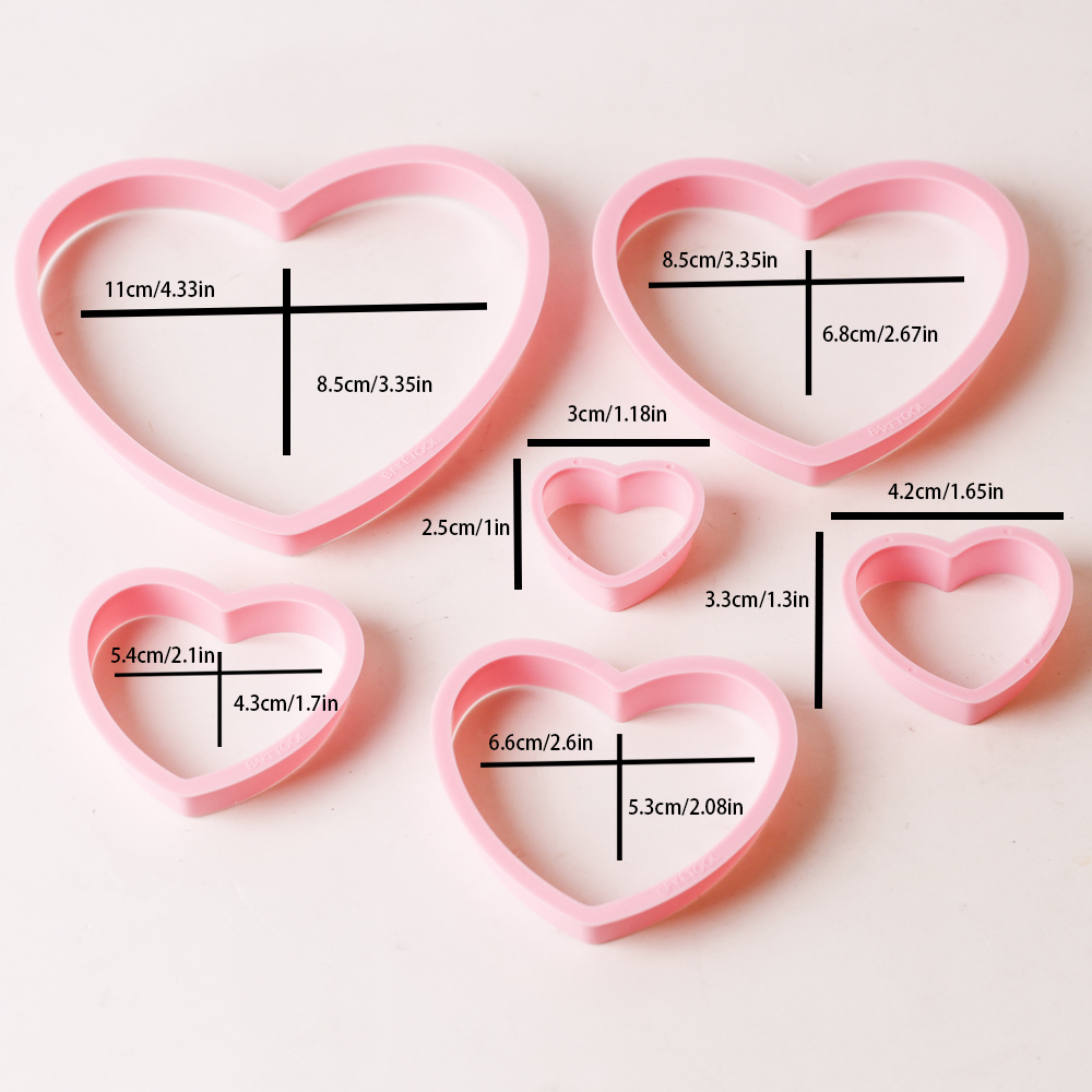 1set/3sets Pink Heart Star Flo - đánh giá và giá Kitchen Appliances Baking