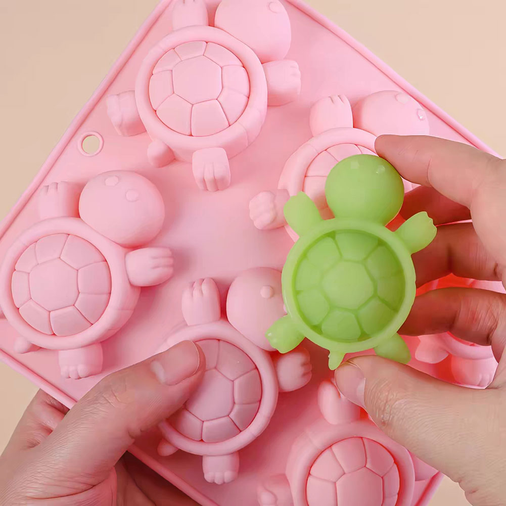 Turtles Ice Tray 3D Tortoises  - đánh giá và giá Kitchen Appliances Baking