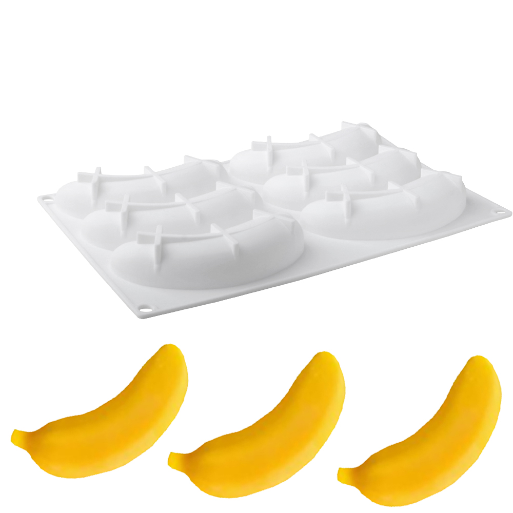 6 or 12 Cells Banana Design Si - đánh giá và giá Kitchen Appliances Baking
