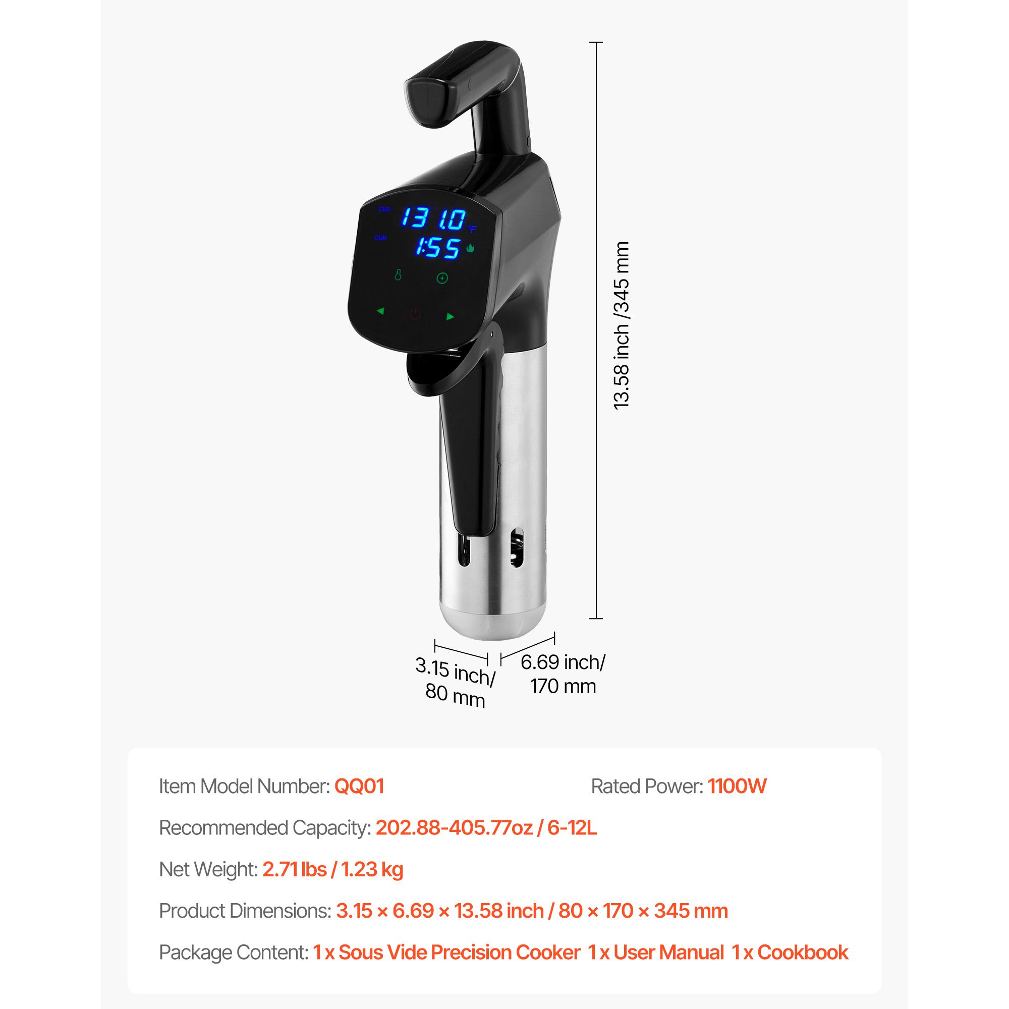 Sous Vide Precision Cooker, 11 - đánh giá và giá Sous Vide Immersion