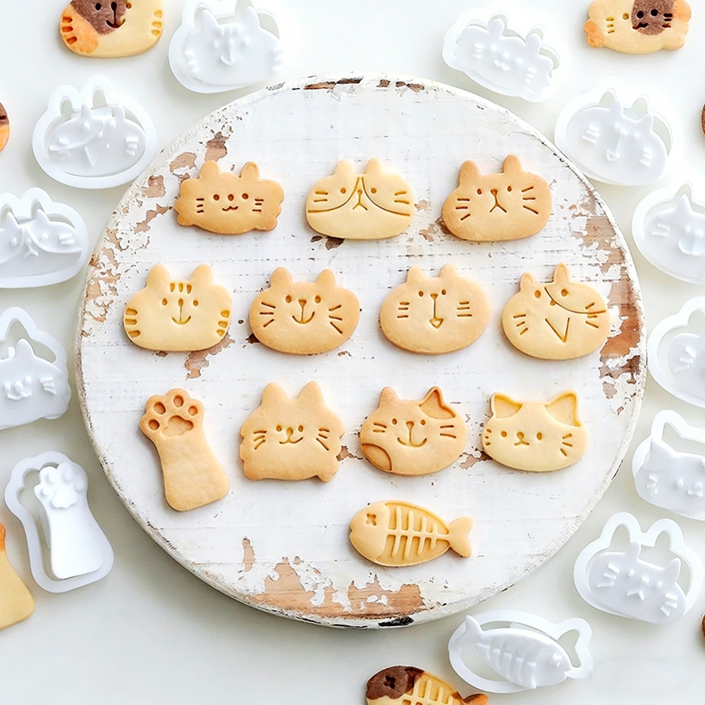 Cute Kitten DIY Stamp Cookie C - đánh giá và giá Kitchen Appliances Baking