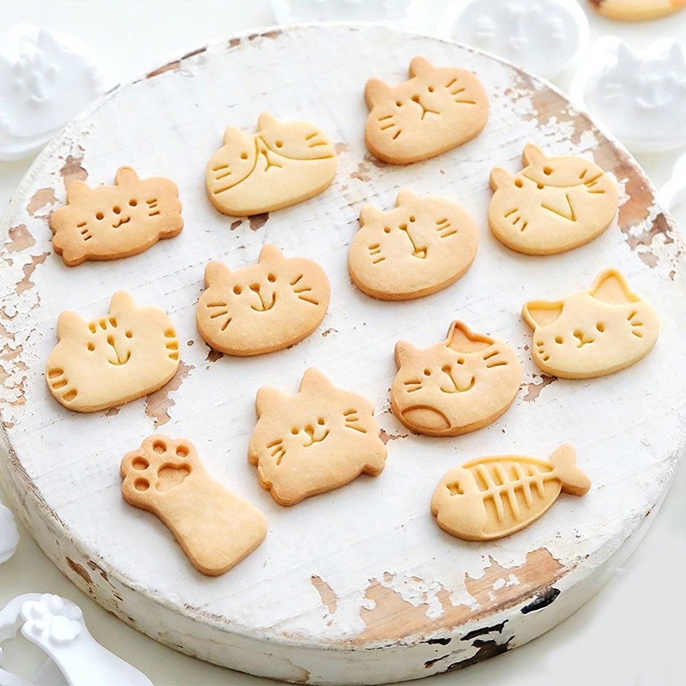 Cute Kitten DIY Stamp Cookie C - đánh giá và giá Kitchen Appliances Baking
