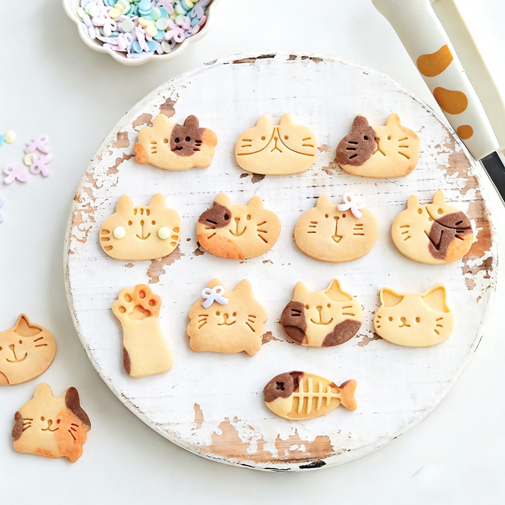 Cute Kitten DIY Stamp Cookie C - đánh giá và giá Kitchen Appliances Baking