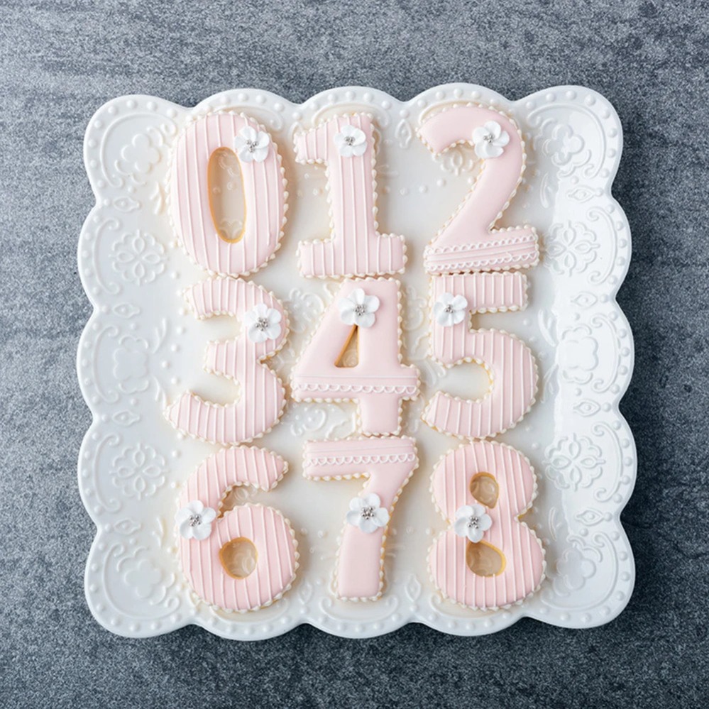 Large Numbers Cookie Cutters B - đánh giá và giá Kitchen Appliances Baking