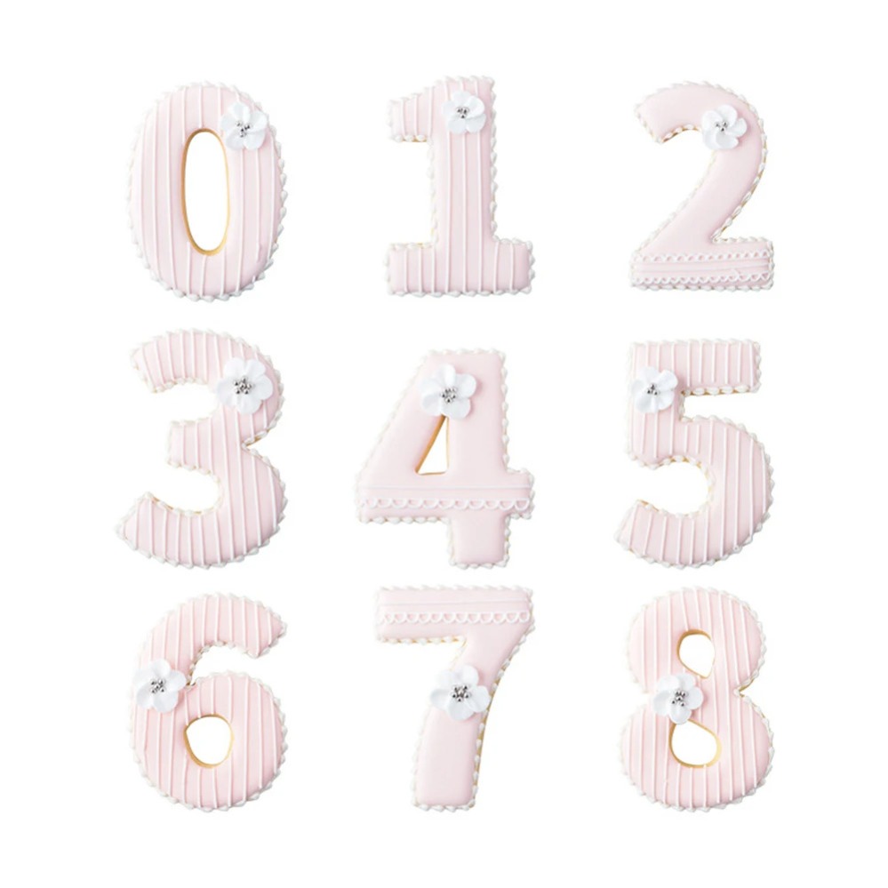 Large Numbers Cookie Cutters B - đánh giá và giá Kitchen Appliances Baking