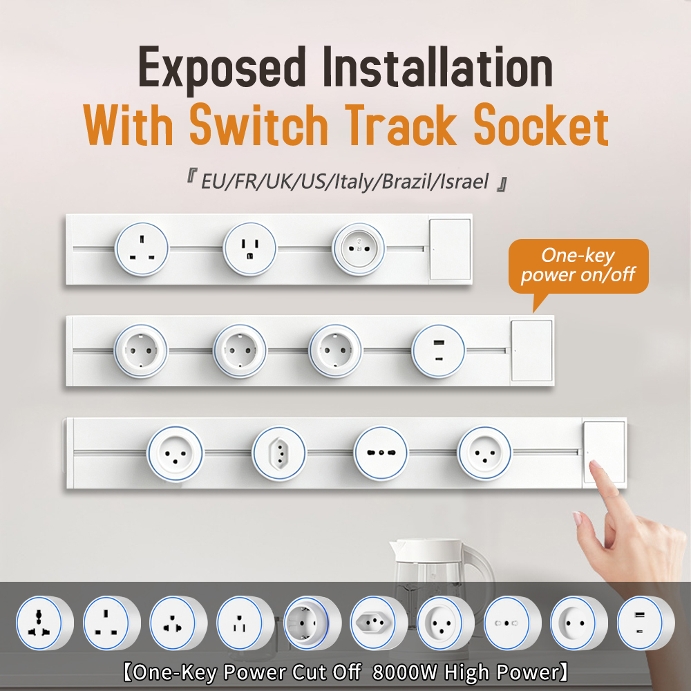 White Home Movable Power Track - đánh giá và giá Kitchen Appliances Uk