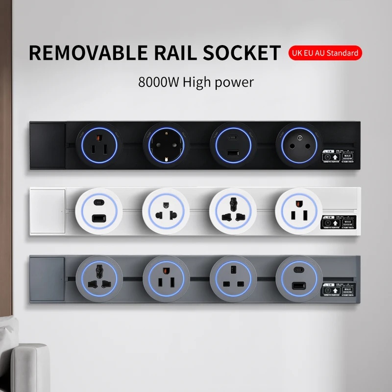 White Black Wall Power Track S - đánh giá và giá Kitchen Appliances Uk