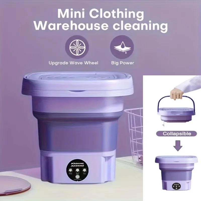 8L Foldable Mini Washing Machi - đánh giá và giá Kitchen Appliances Small